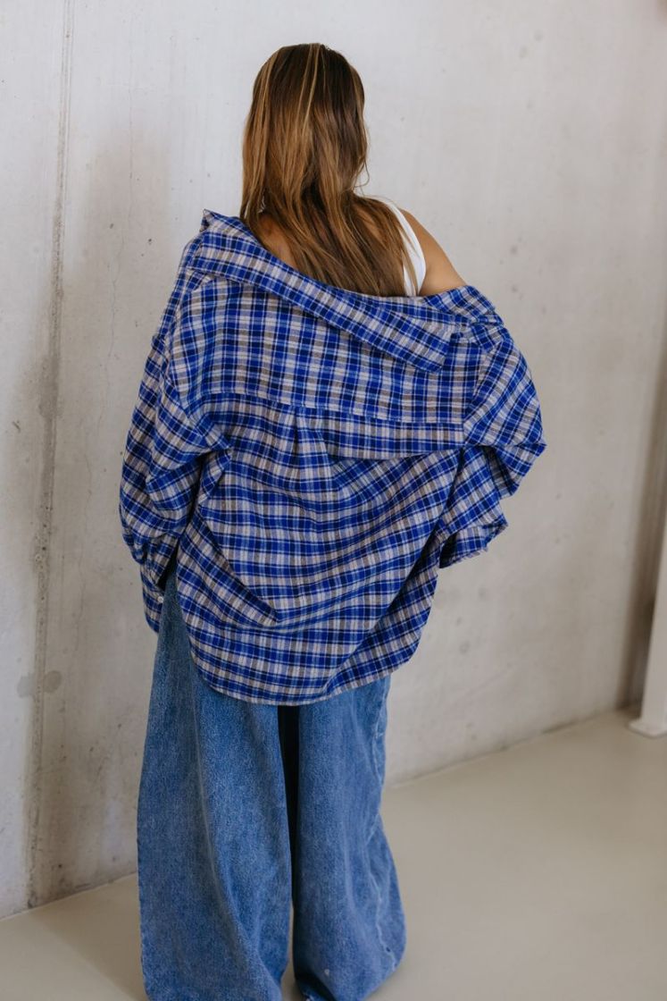 BOWIE BLUE CHECK