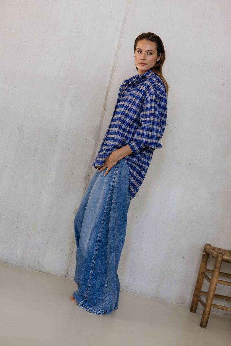 BOWIE BLUE CHECK